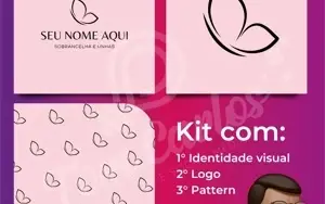 Logomarca de Beleza Kit Promocional