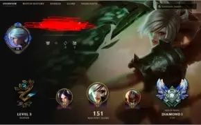 League of legends conta diamante 1
