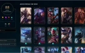 conta lol gold 4 full champ