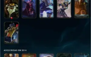 conta lol gold 4 full champ