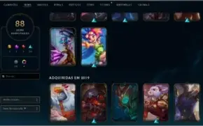 conta lol gold 4 full champ
