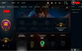 LOL (CONTA UNRANKED MAIN SUPORTE, SEASON PASSADA GOLD 2)