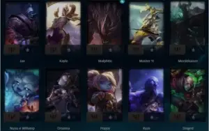 CONTA MONO SHACO GOLD 2 PARA SMURFAR 91% WIN RATE