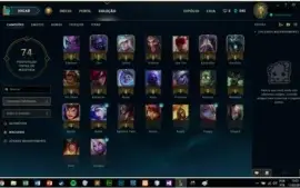 Conta unranked lol