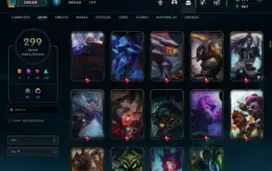 Conta Lol Lvl 407 299 Skins 172 Campeoes