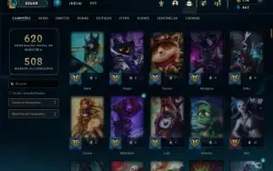 Conta Lol Lvl 407 299 Skins 172 Campeoes