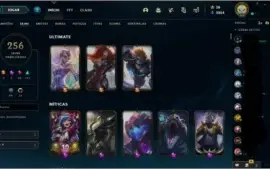 Conta lol com MUITAS skins (yasuo prestige) 3 ultimates