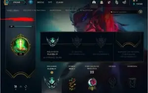 Conta  platina 4 57% winrate ganhando 18 pdl
