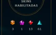 Conta Antiga Desde 2009 Com Todos Os Champ 166 Skins.