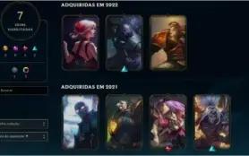 Conta lol platina 2 ex mestre mmr alto