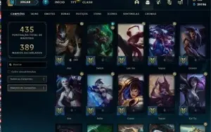 CONTA DE LEAGUE OF LEGENDS MAIN ADC
