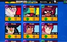 CONTA BRAWL STARS- 43/44- SEM RUFFUS 28k