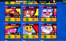 CONTA BRAWL STARS- 43/44- SEM RUFFUS 28k
