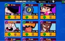 CONTA BRAWL STARS- 43/44- SEM RUFFUS 28k