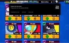 CONTA BRAWL STARS- 43/44- SEM RUFFUS 28k