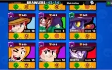 CONTA BRAWL STARS- 43/44- SEM RUFFUS 28k