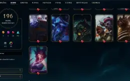 ⭐Conta Lol Full Champs | Lvl 520 | 196 Skins | 3 Ultimates ⭐
