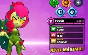 Conta Brawl Stars Com 6 Brawlers Max! Contendo 11500 Troféus