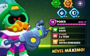 Conta Brawl Stars Com 6 Brawlers Max! Contendo 11500 Troféus