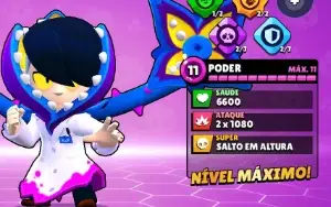 Conta Brawl Stars Com 6 Brawlers Max! Contendo 11500 Troféus