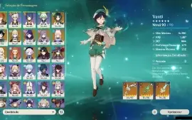 GENSHIN IMPACT - AR56 , 13T5, Xiao + Bis + Venti + Shongun +