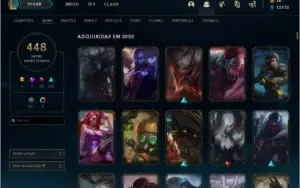 CONTA D4 COM 450 SKINS