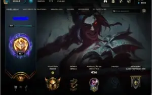 Conta LOL - Nível 450+ / 190+ (Skins raríssimas)
