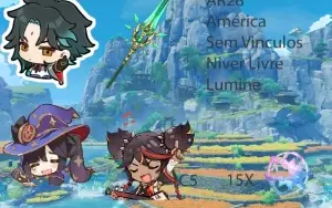 AR28 - Xiao + Jade + Mona + Xinyan C5 + 15 tiros