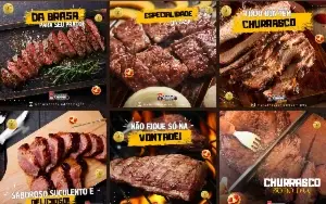 Pack Artes Canva Churrascaria 40 Temas Editáveis