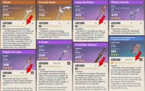 GENSHIN IMPACT [AR49] DILUC,QIQI,BENNETT,RAZOR,NINGGUANG C5