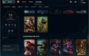vendo conta de lol