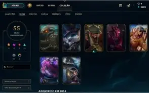 vendo conta de lol