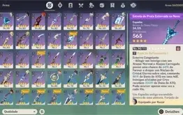 CONTA GENSHIN AR 54 COM 5 PERSONAGENS 5 ESTRELAS