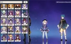 CONTA GENSHIN AR 54 COM 5 PERSONAGENS 5 ESTRELAS