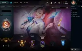 CONTA LEAGUE OF LEGENDS LVL 324, 319 SKINS (GOLD 1)