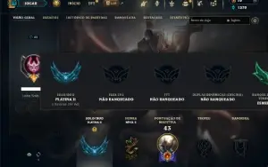 Platina 2 com 45 Champs e 8 Skins + 5 Fragmentos