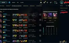 Promoção, duas Contas Platina 1 75 pdl, ótimo Win rate