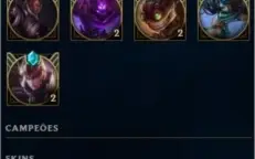 CONTA BORDA PLATINA (41 SKINS)