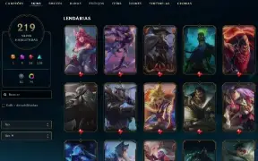 Conta Antiga! Hand Lv - 219 Skins - Todos Champs Unranked