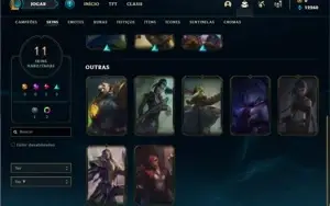 Conta Diamante 1 com 40 Champs e 11 Skins + 5 Fragmentos