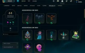 Conta 278 Skins, Diamante 4 - League of Legends