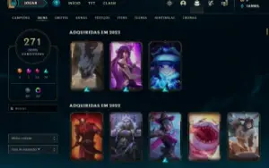 Conta 278 Skins, Diamante 4 - League of Legends