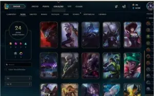 Conta LOL 55 Skins raras