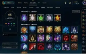Conta LOL 55 Skins raras