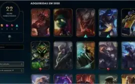 CONTAS DE LOL AMBAS GOLD 4