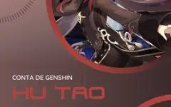 Conta Genshin Impact com Hu Tao e Kamisato Ayaka!