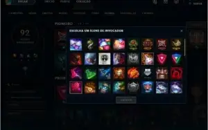 Conta League of Legends com 196 Skins