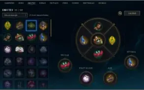 conta no league of legends