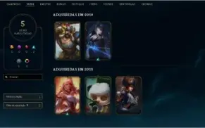 conta no league of legends