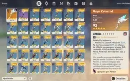 Conta Genshin Impact ar10 Fischl + Harpa Celestial